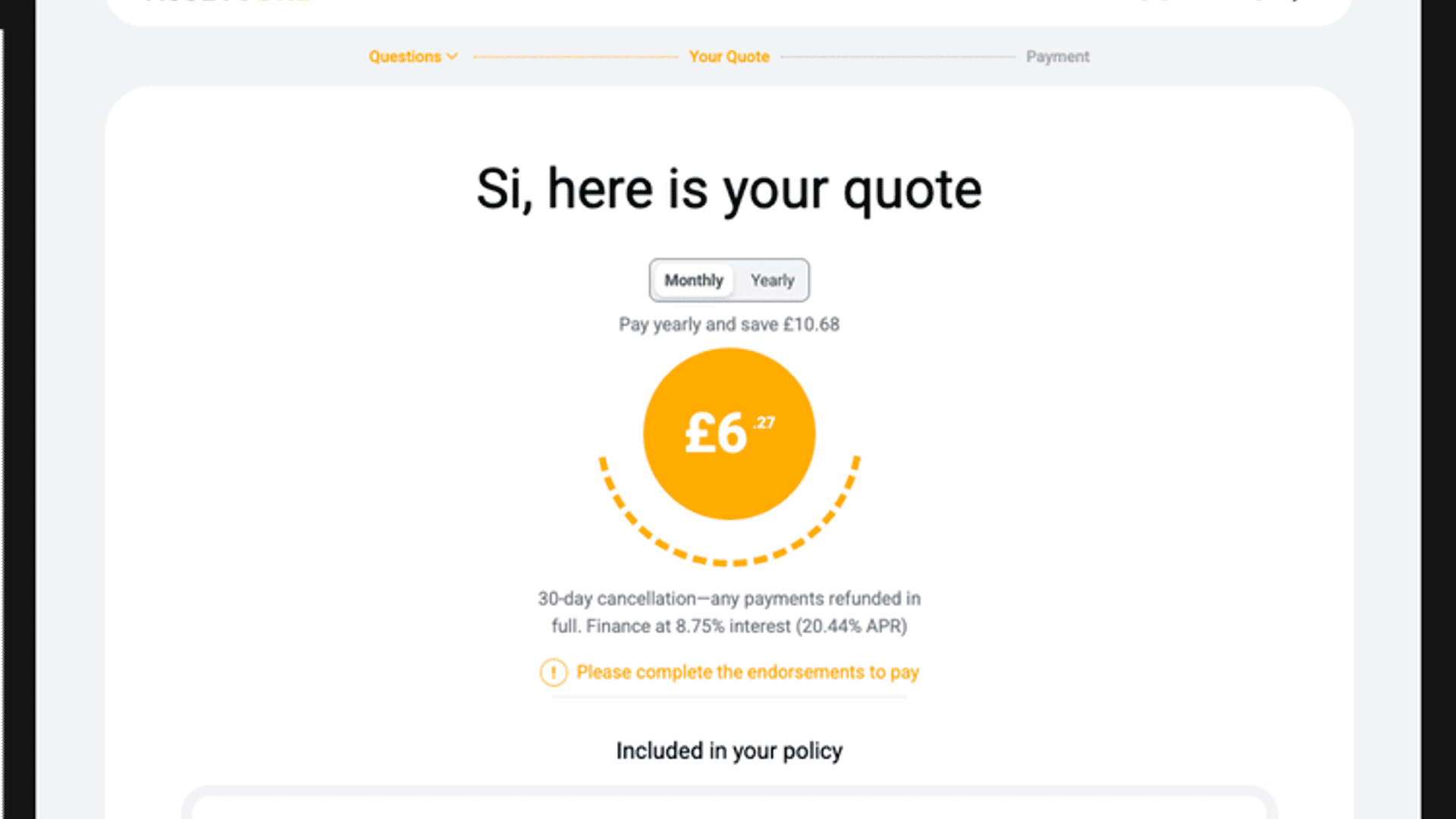 Assetsure BOL Tablet Mockup