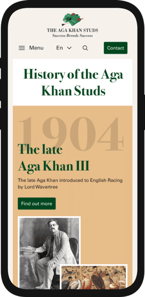 Aga Khan Iphone Mockup