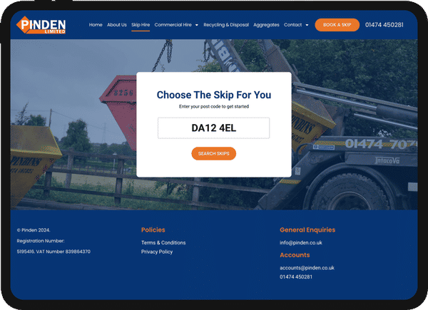 Pinden Tablet Mockup