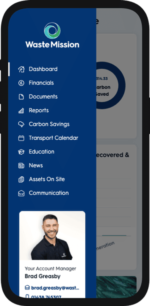 Waste Mission iPhone Mockup