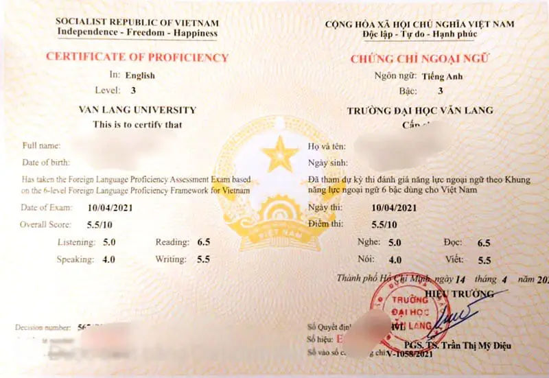 Bằng B1 Tiếng Anh Có Thời Hạn Bao Lâu?