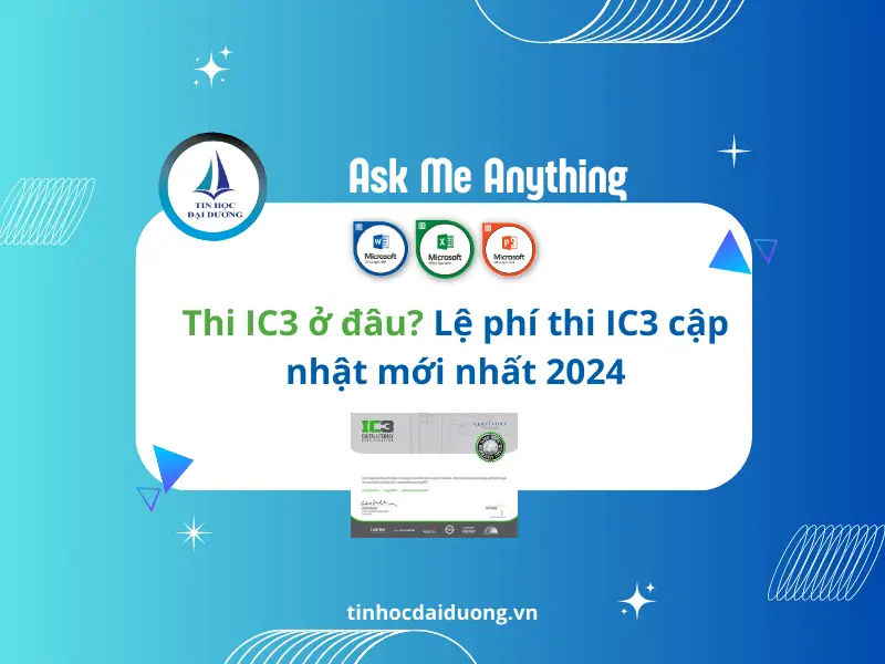 Các loại chứng chỉ mos