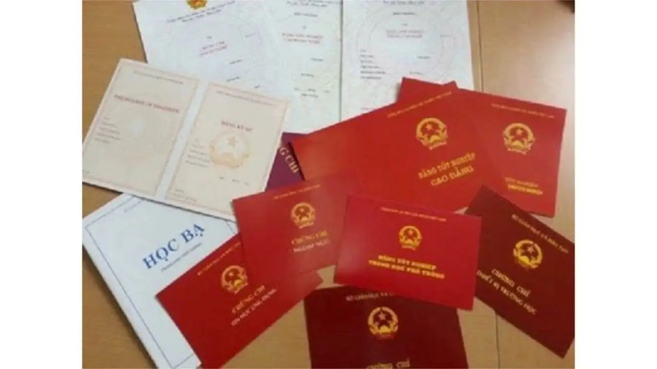 Chạy bằng cấp 3 uy tín có hồ sơ gốc tại trường