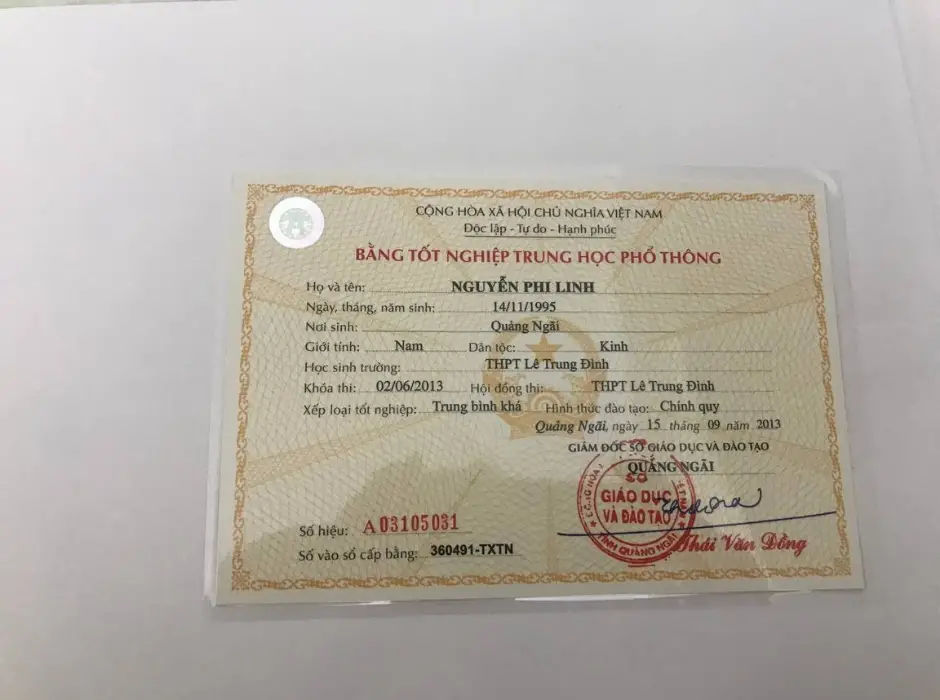 Địa Chỉ Làm Bằng Cấp Giả Phôi Gốc Uy Tín - Làm Bằng ORG