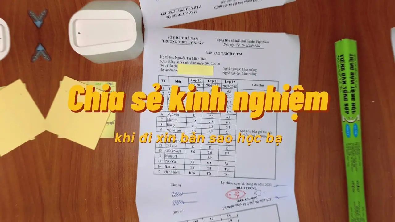 Học Bạ Công Chứng Ở Đâu?