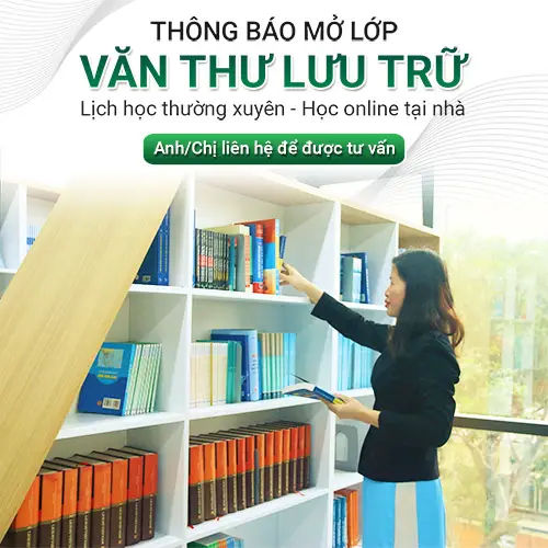 Hướng dẫn nhận Chứng chỉ Văn thư Lưu trữ chi tiết nhất - Học online, cấp tốc
