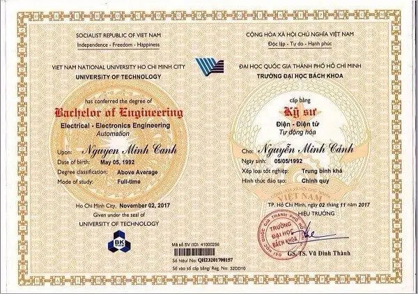 Làm Bằng Đại Học Bách Khoa Uy Tín, Giá Rẻ - Làm Bằng ORG