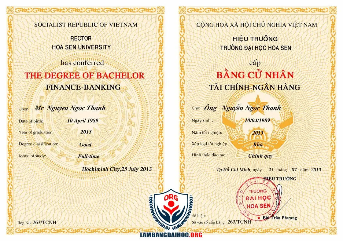 Làm Bằng Đại học Kinh Tế TP.HCM tại Làm Bằng ORG
