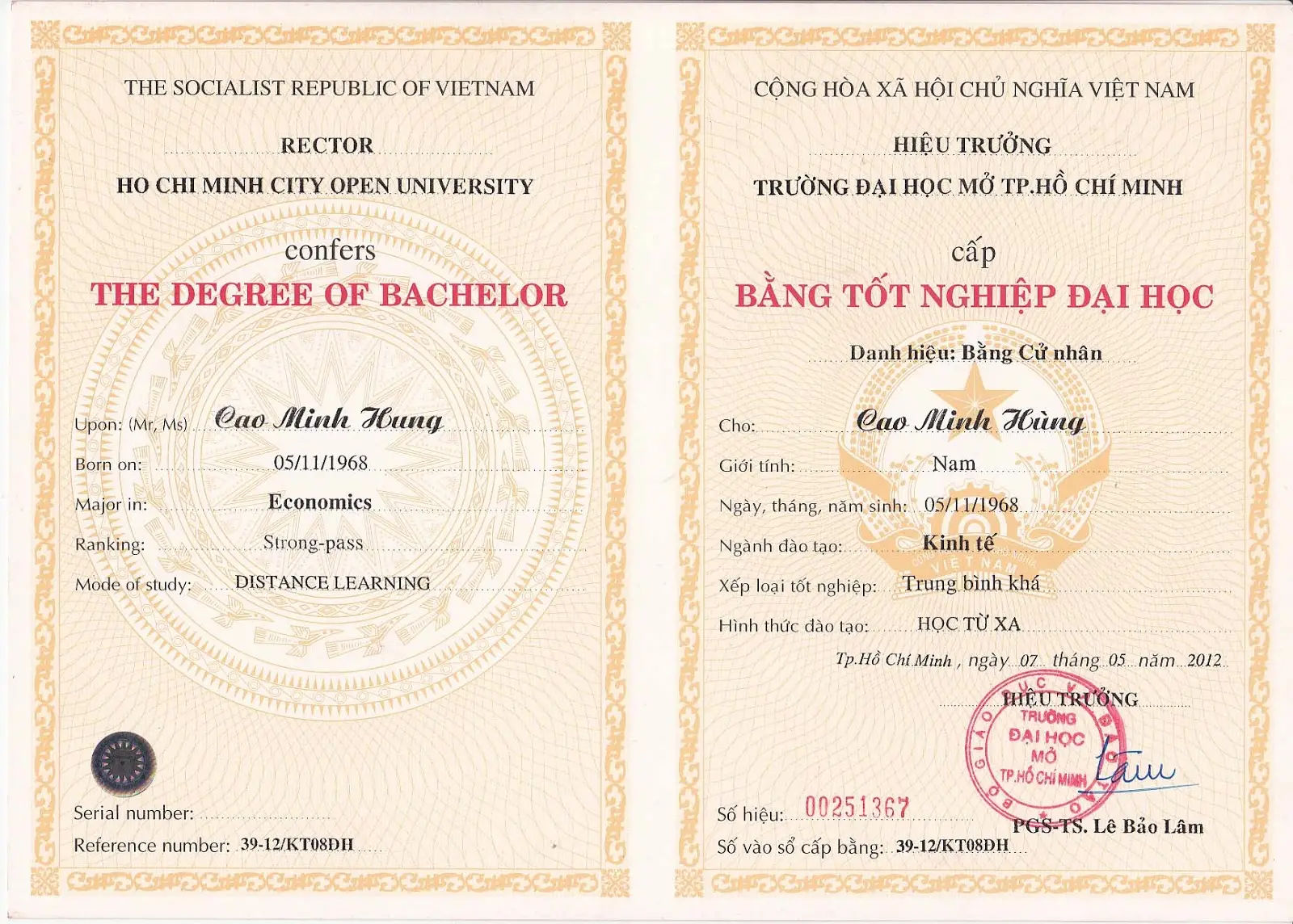 Làm bằng đại học tại Làm Bằng ORG