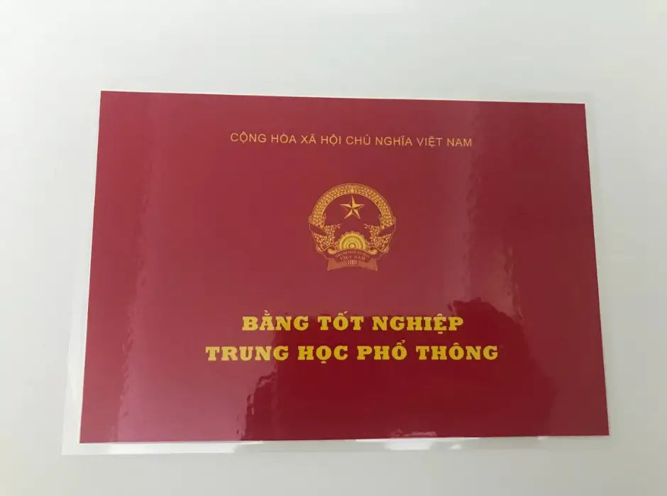 Làm bằng giả cấp 3 có hồ sơ gốc tại trường, tem phôi thật