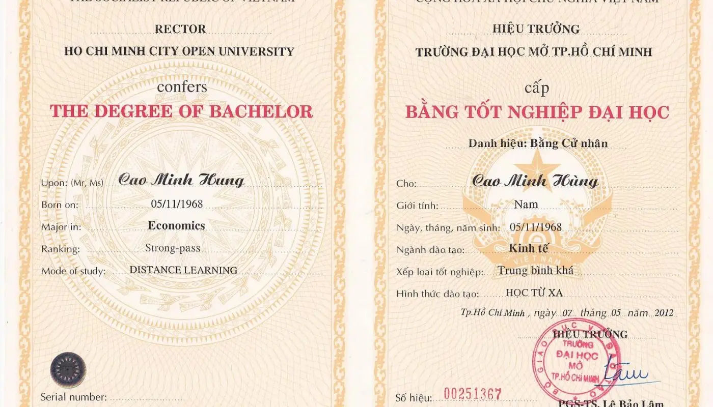 Làm Bằng Giả Phôi Gốc - Đảm Bảo Uy Tín Và Chất Lượng