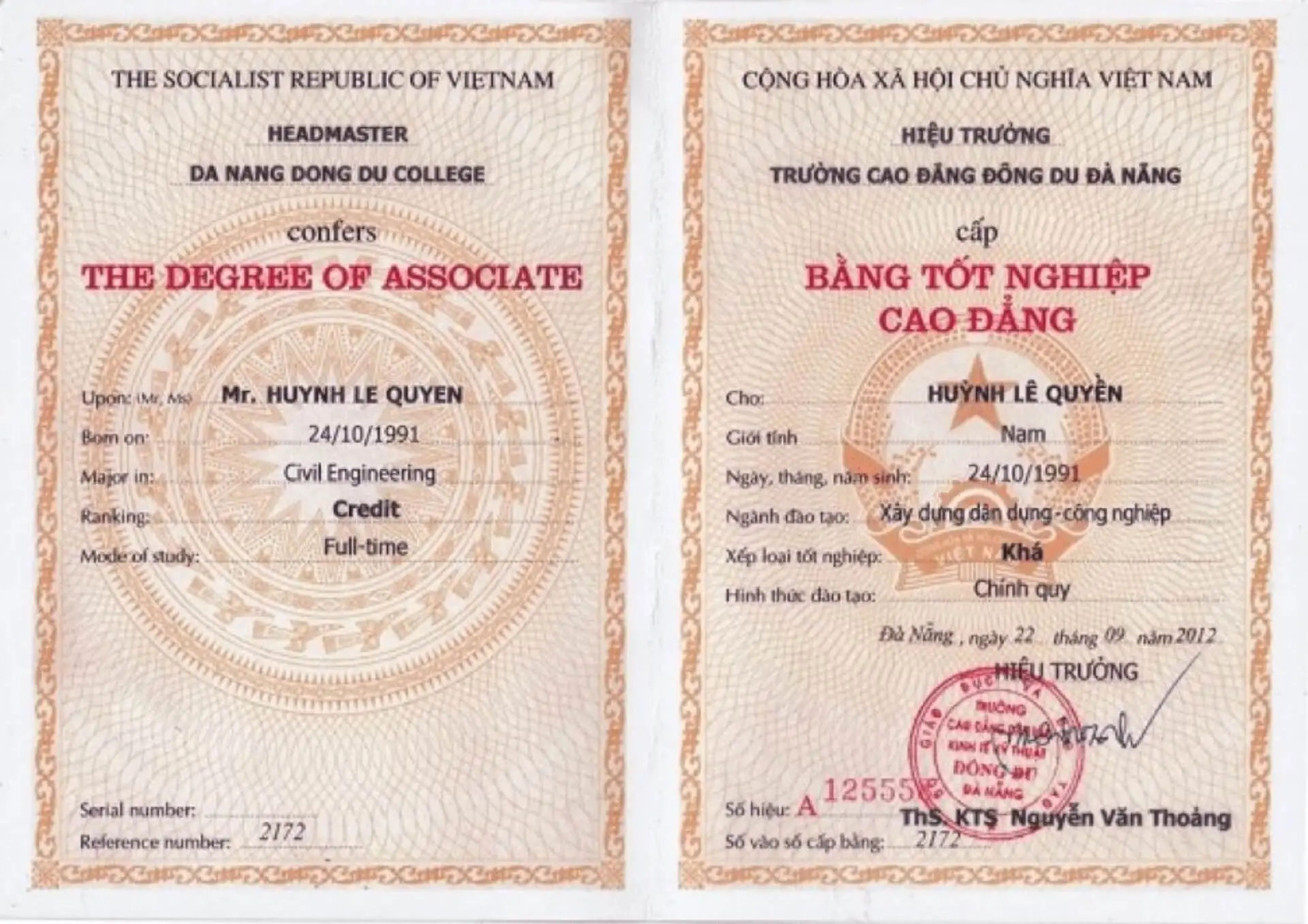 Mua bằng cao đẳng bao nhiêu tiền? - Làm bằng cao đẳng giá rẻ - Không cọc
