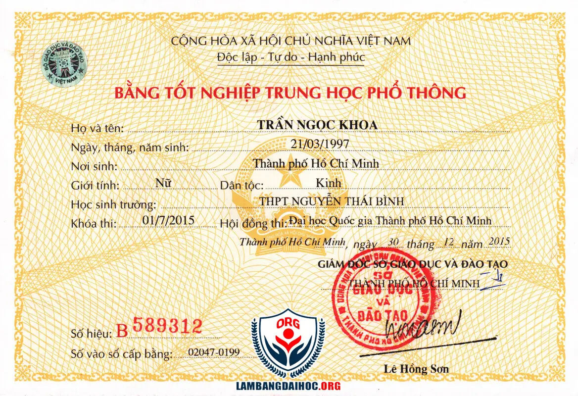 Review Mua Bằng Cấp 3