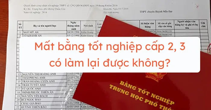 Xin cấp lại bằng tốt nghiệp THPT ở đâu? Cách thức và thủ tục chi tiết