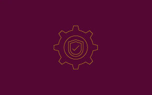 An icon depicting a cog and a tick symbol.