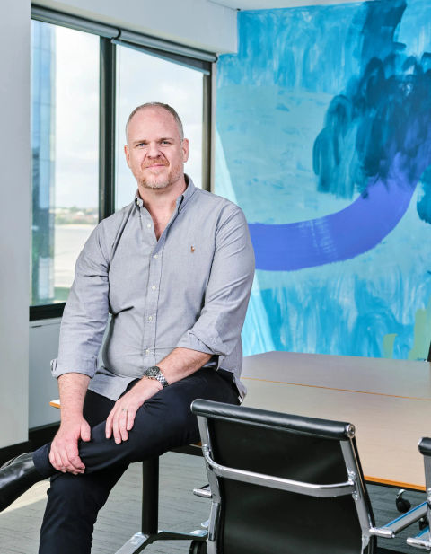 An office shot of Andrew Carr.