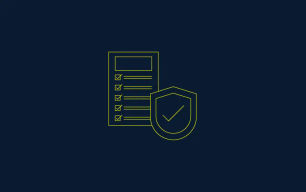 An icon depicting a checklist and a tick symbol.