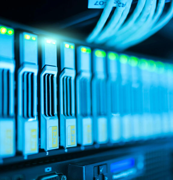An abstract shot of computer hardware.