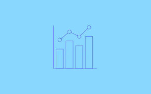 An icon depicting a line and bar graph.