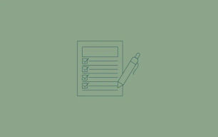 An icon depicting a pen and paper.