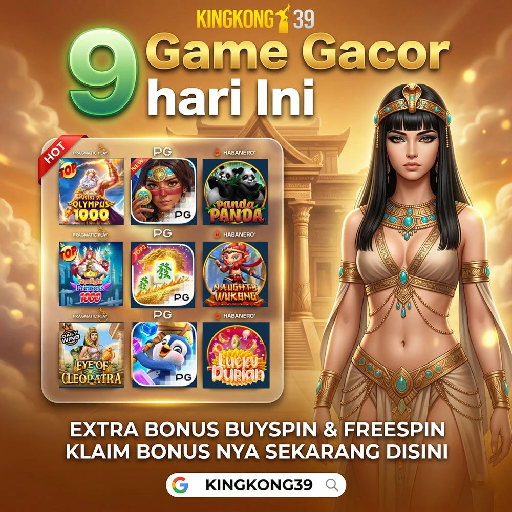 Slot Games Kingkong39 - 1000+ Game Slot Terlengkap