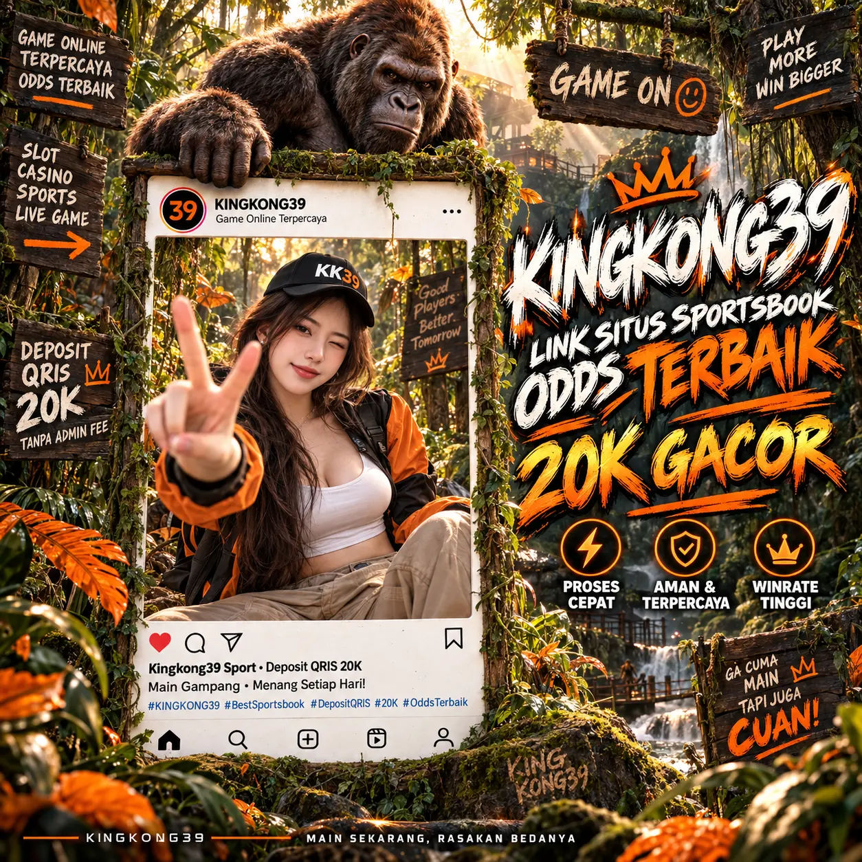 Kingkong39 Slot Gampang Menang Banner