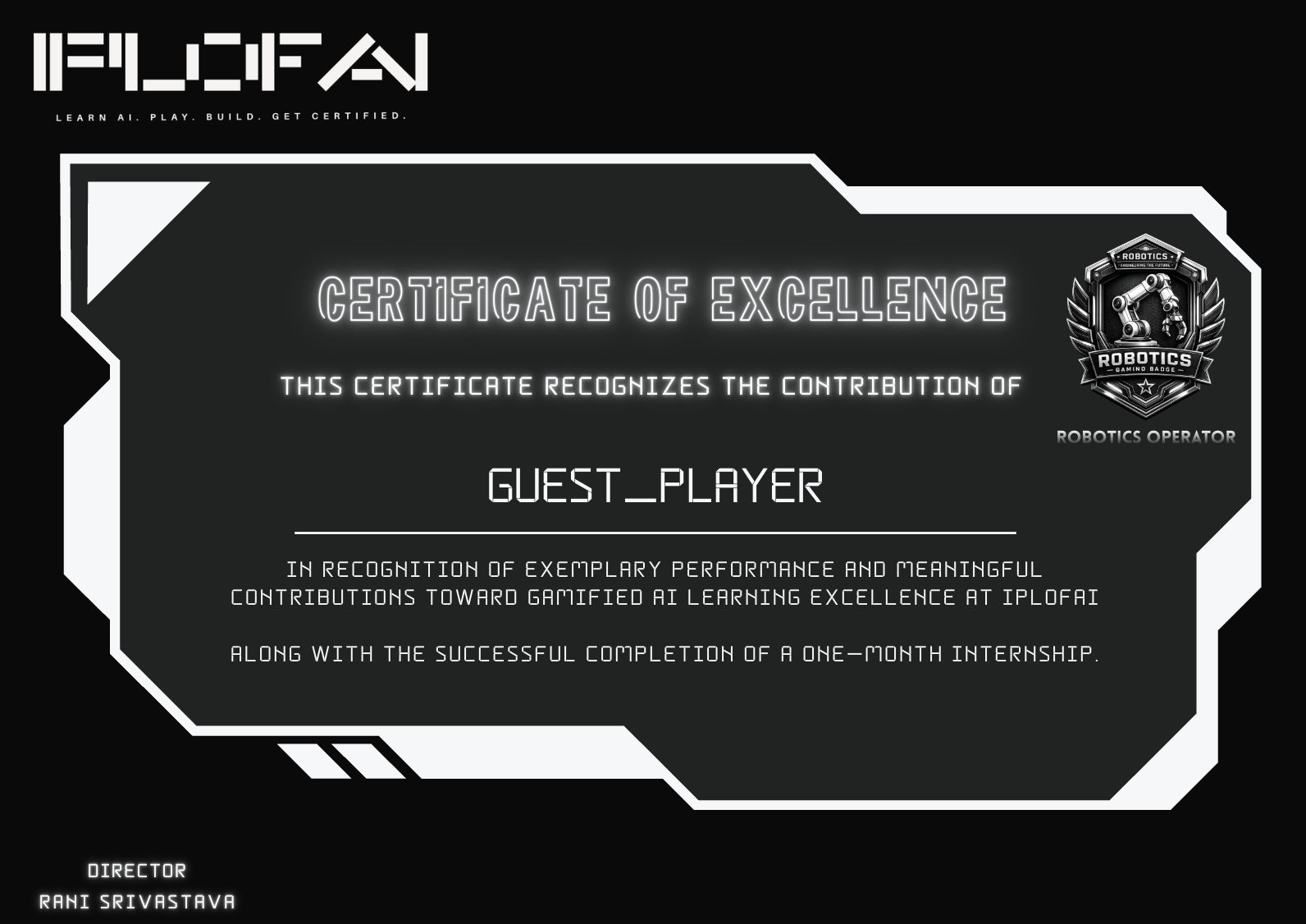 Pro Certificate – Robotics