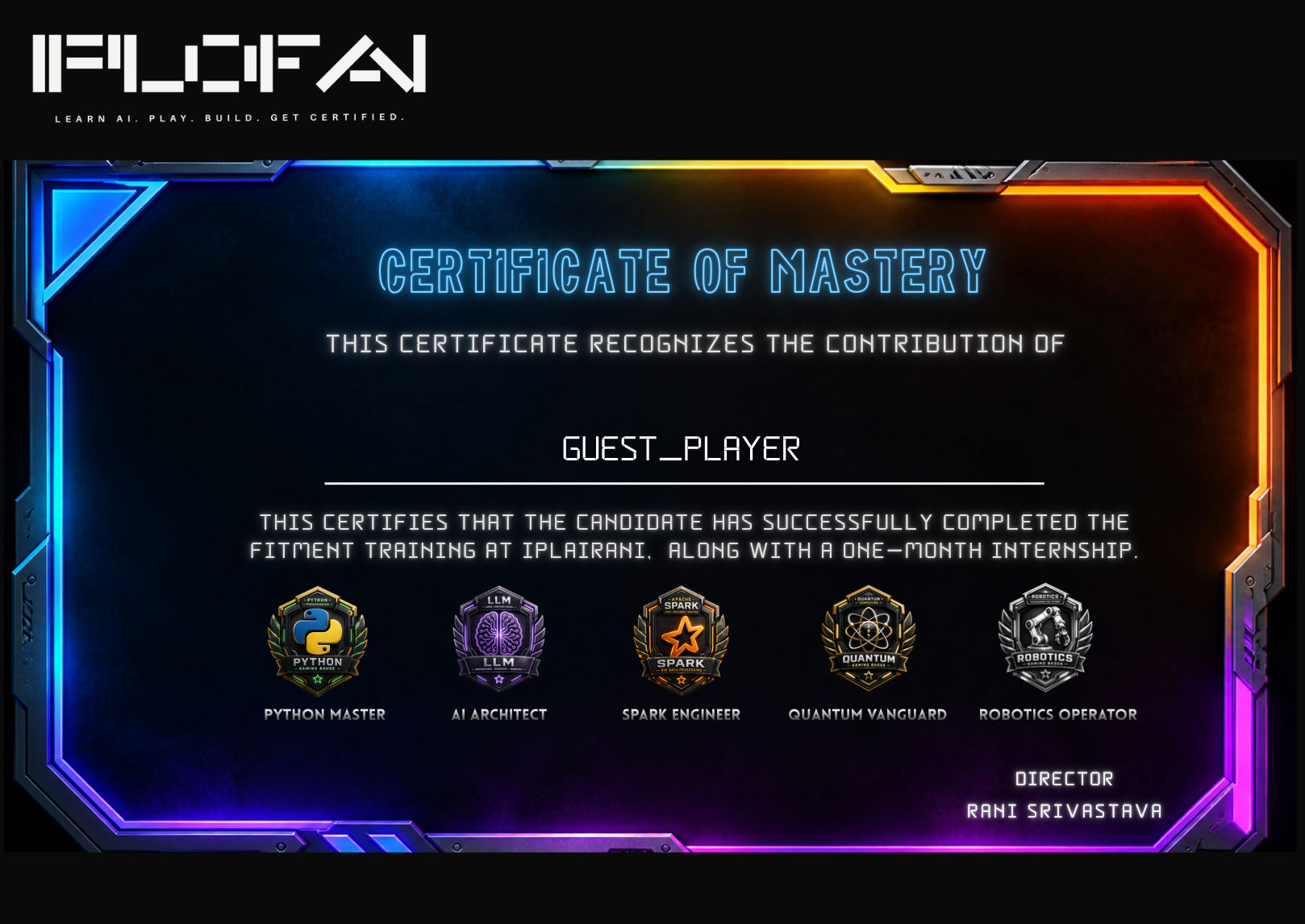 Master Certificate