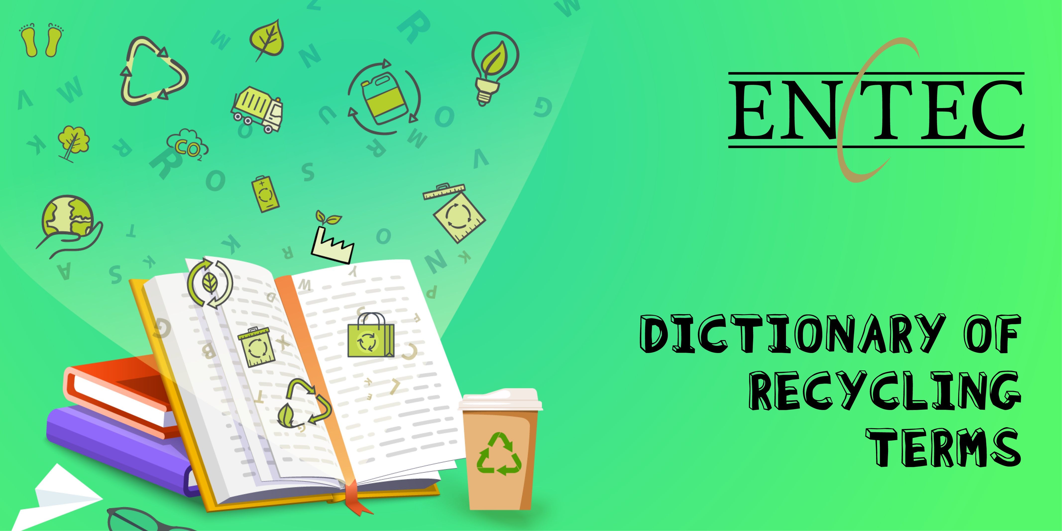 Dictionary of Recycling Terms Social Media Post
