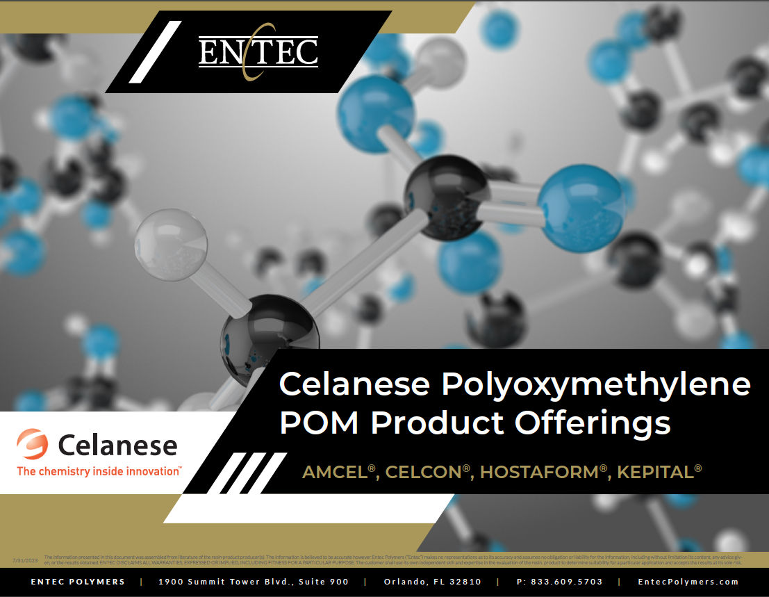 Celanese Polyoxymethylene POM Product Offerings Thumbnail
