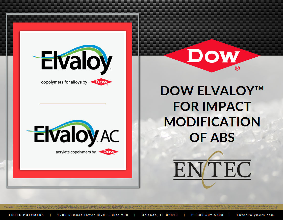 DOW Elvaloy for Impact Modification of ABS