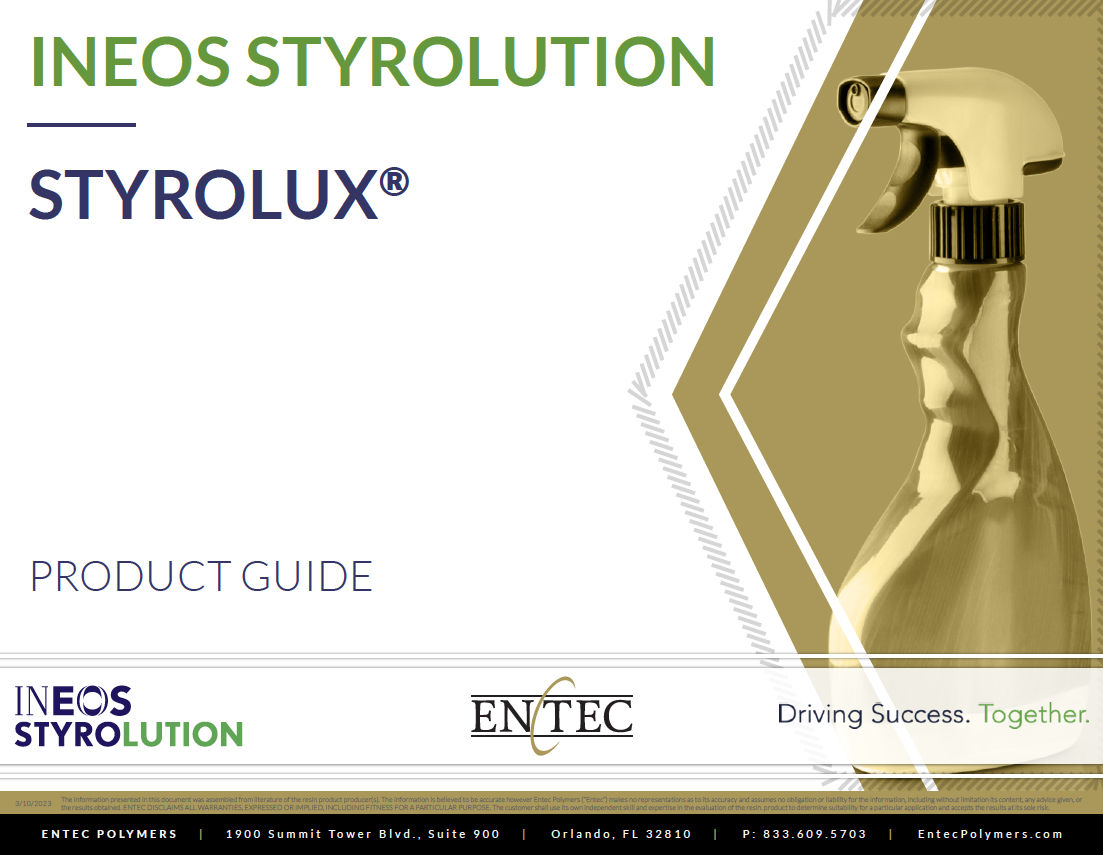 INEOS Styrolution Styrolux Product Guide Thumbnail