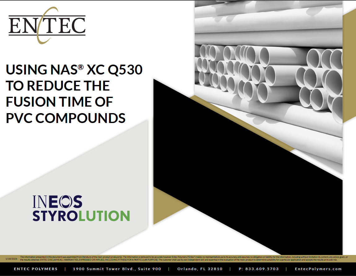 INEOS Styrolution Using NAS XC Q530 to reduce the fusion time of PVC Compounds Thumbnail