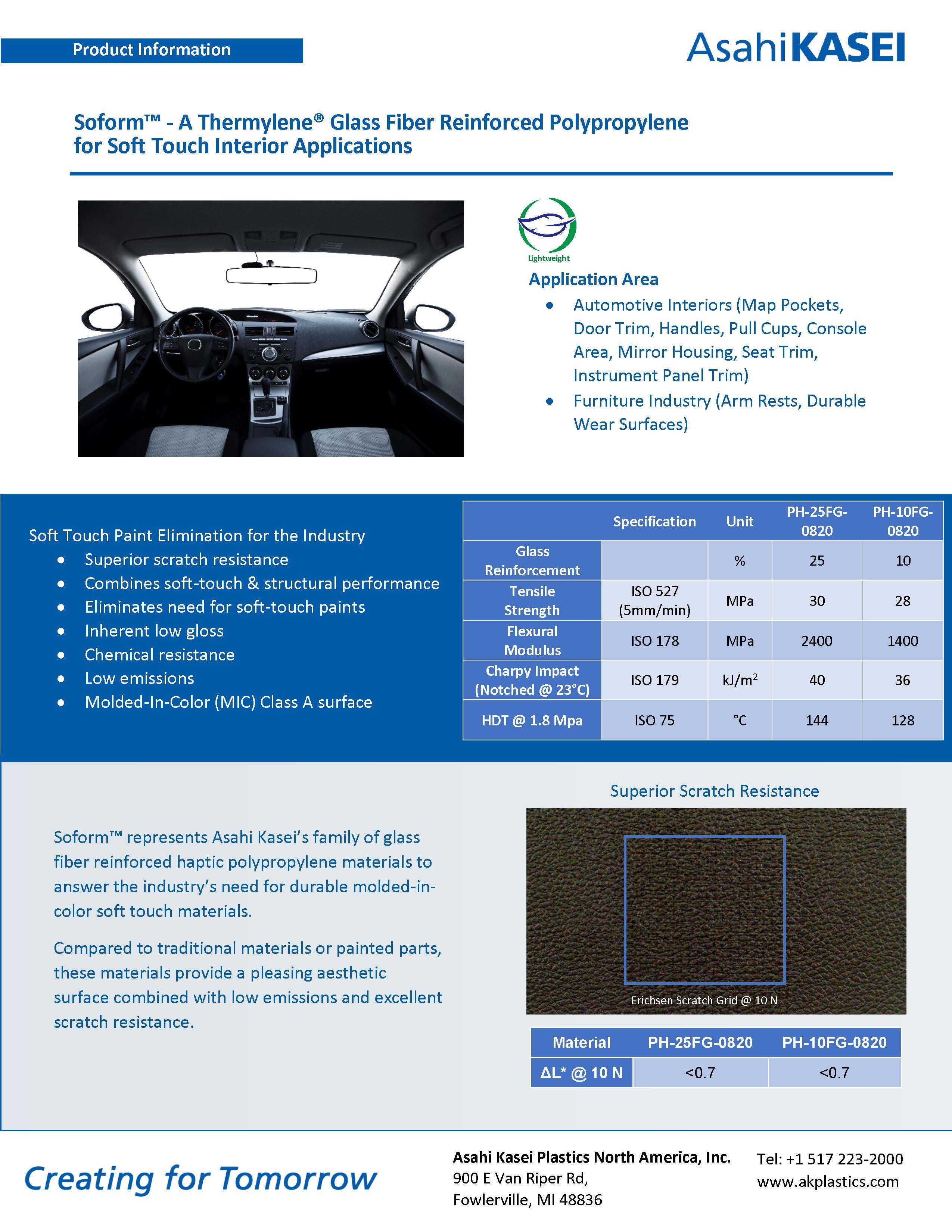 Asahi Soform Product Information