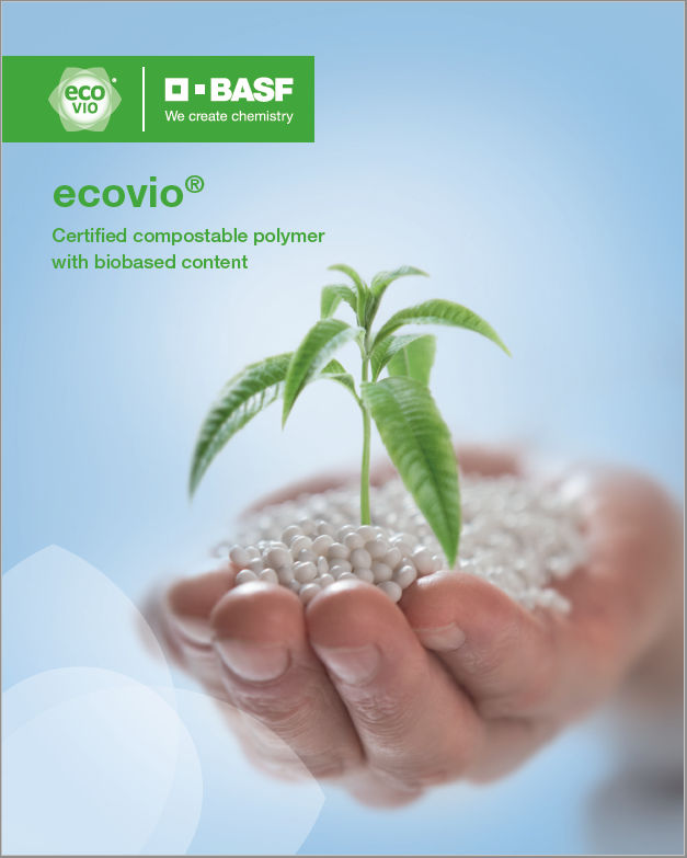 BASF ecovio Certified Compostable Polymer with Bio Based