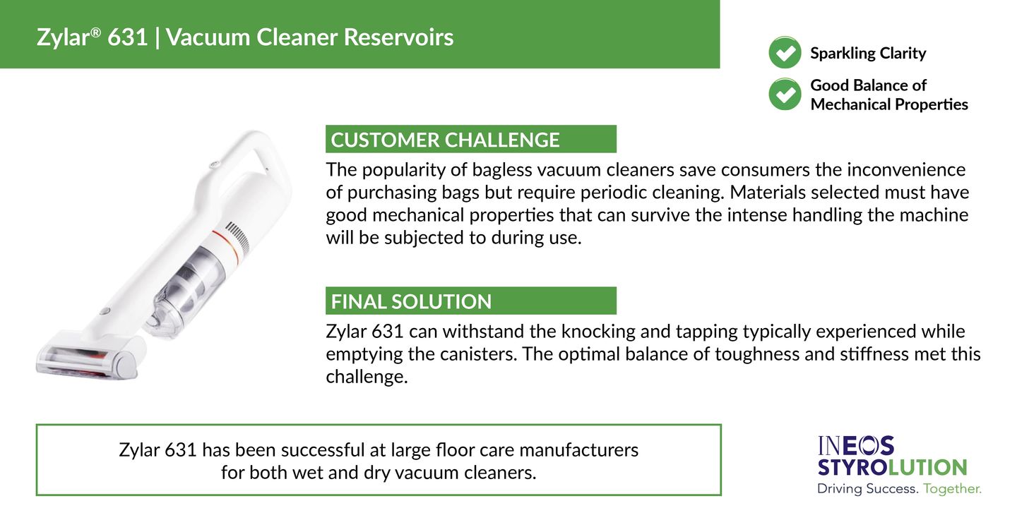 INEOS Case Study Vacuum Cleaner Reservoirs