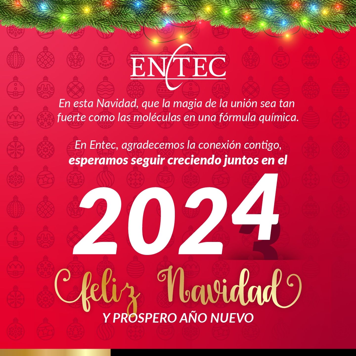 Tarjeta Navideña Entec 2023