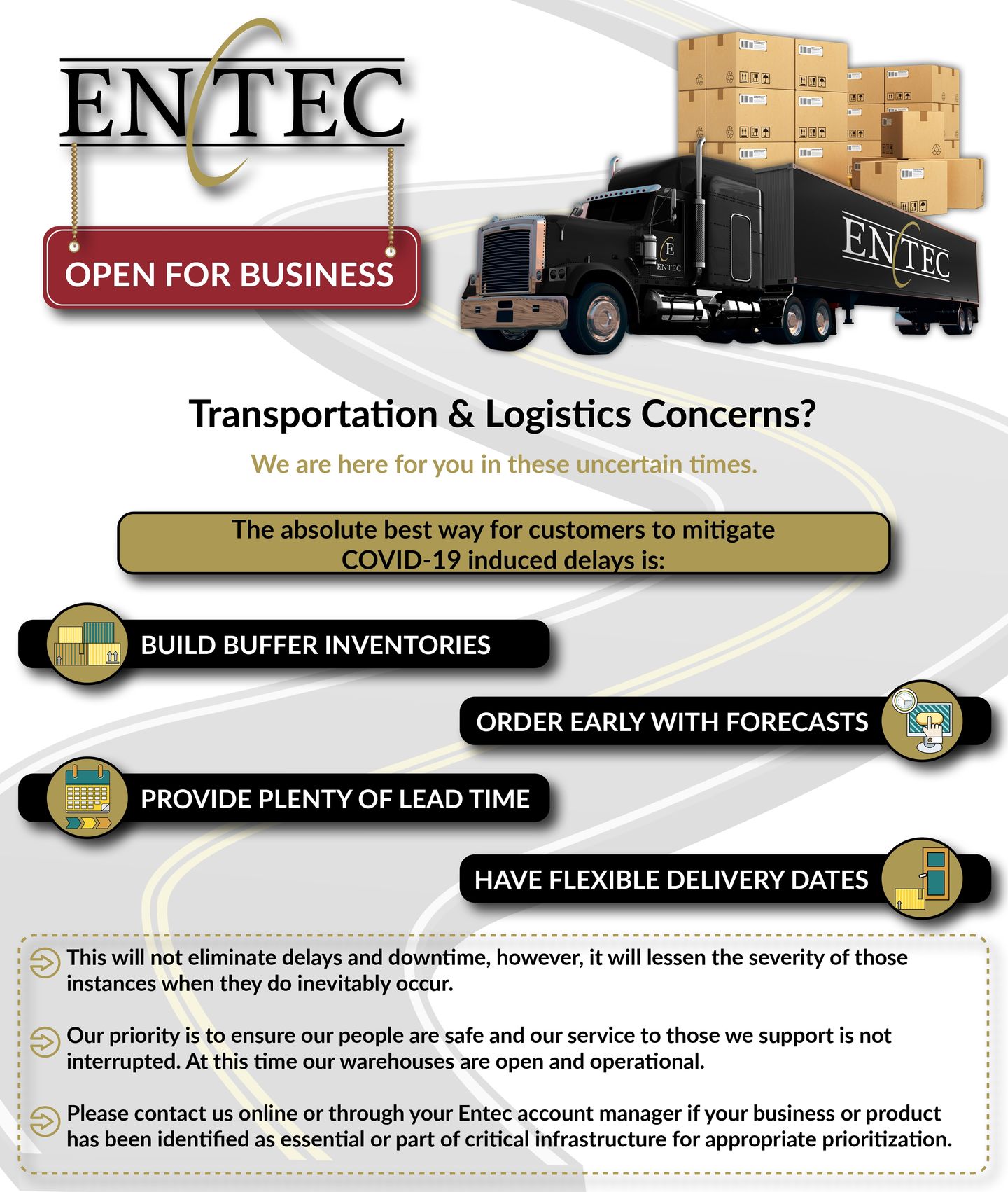 Transportation Logistics Concerns