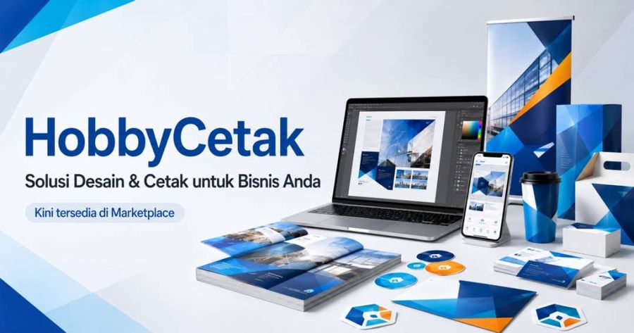 HobbyCetak — studio desain dan percetakan online