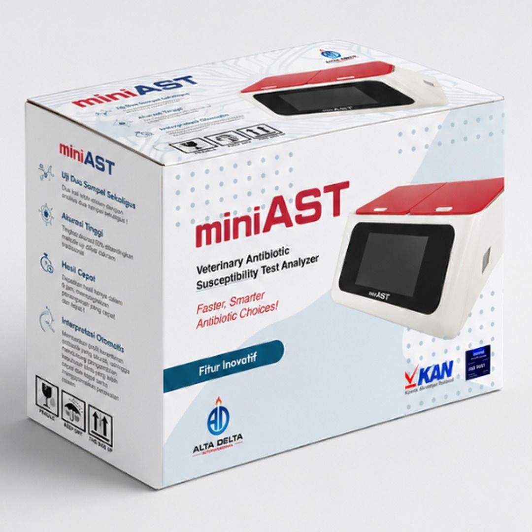 Desain Kemasan Produk Alat Kesehatan miniAST — Mockup