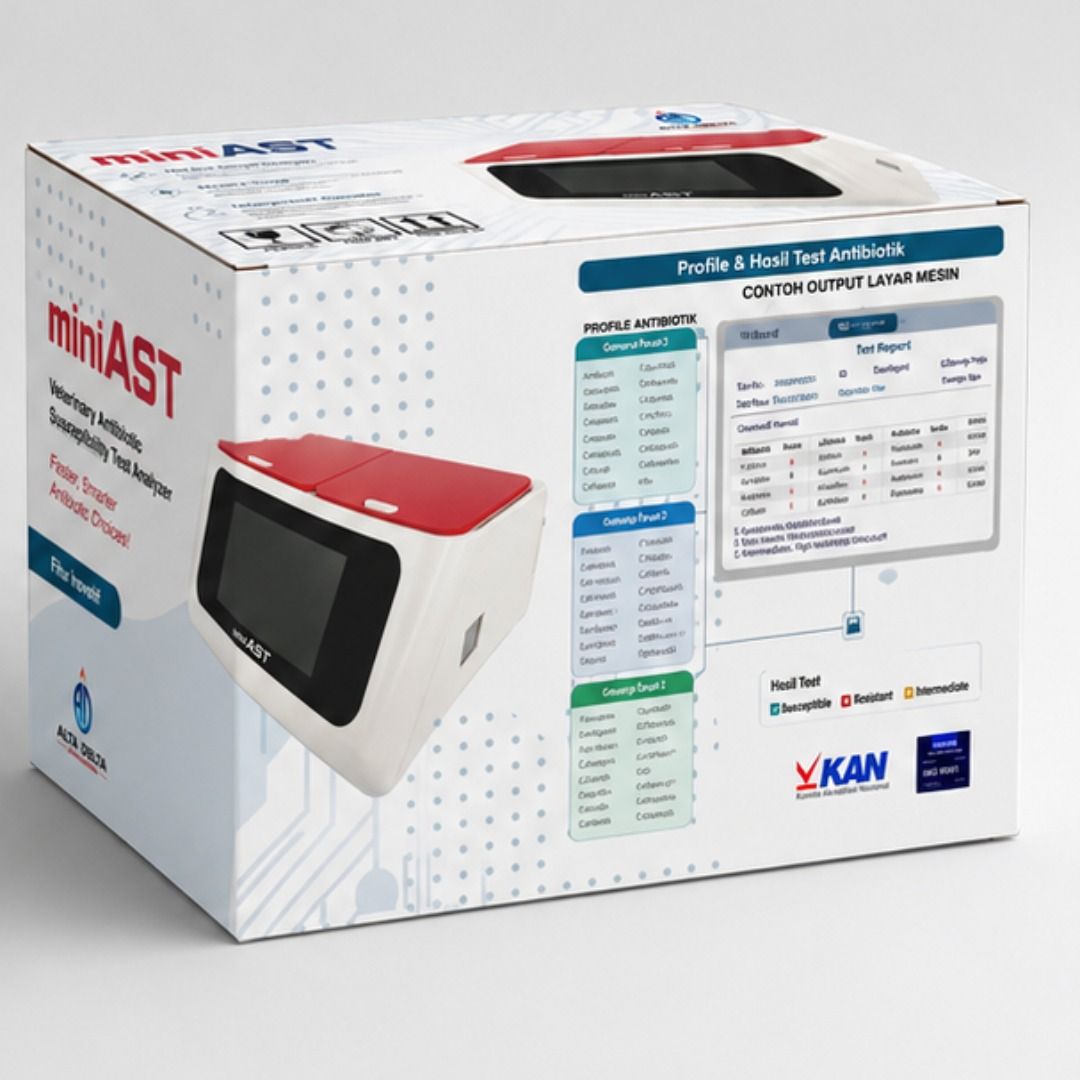 Desain Kemasan Produk Alat Kesehatan miniAST — Mockup