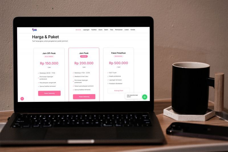 Informasi harga lapangan padel