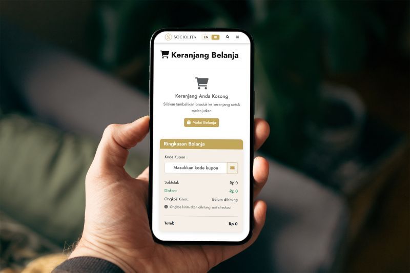 Checkout mobile Sociolita