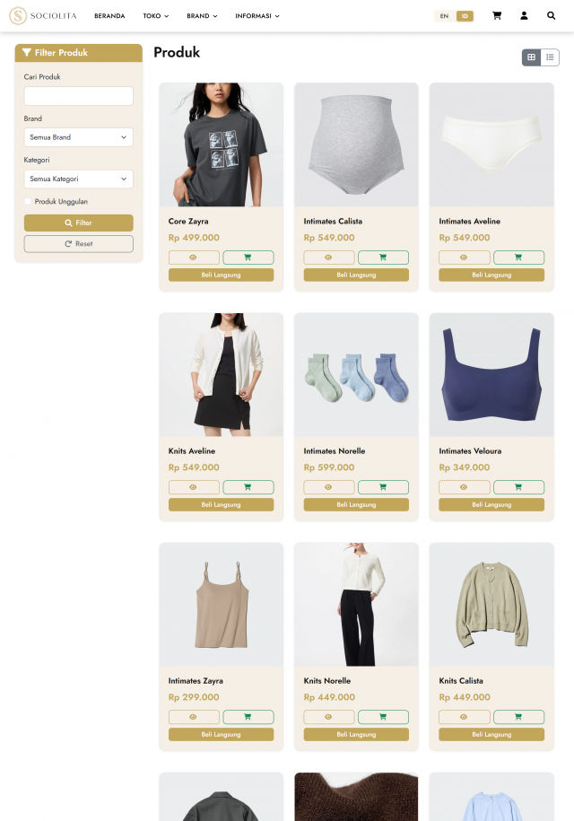 Detail produk Sociolita