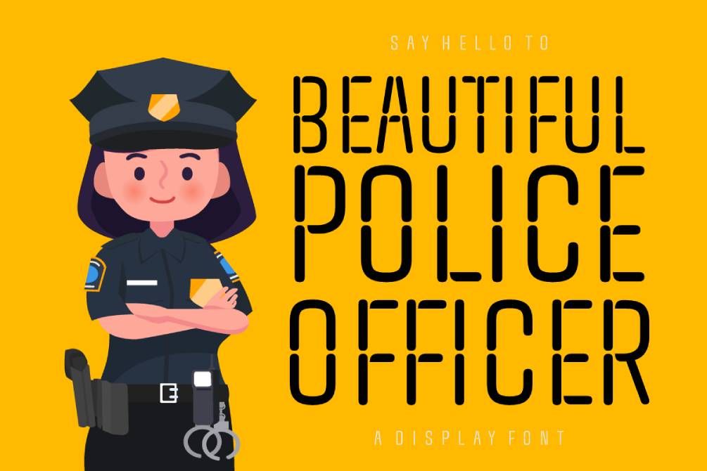 Beautiful Police Offier Font