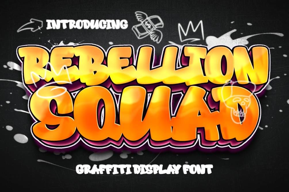 Rebellion Squad Font Cover
