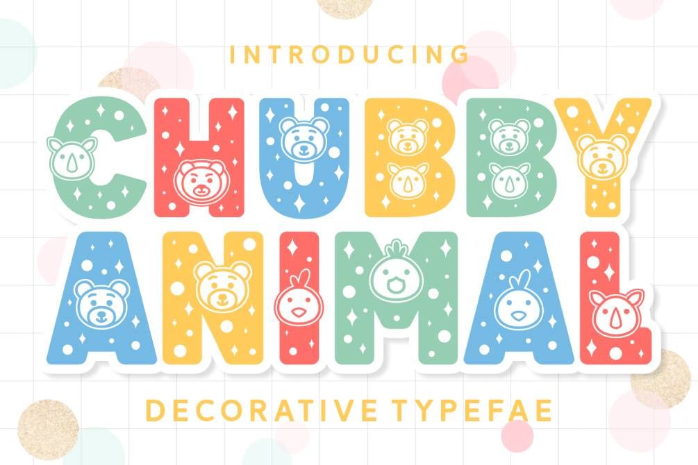 Chubby Animal Font