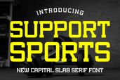Support Sports Font