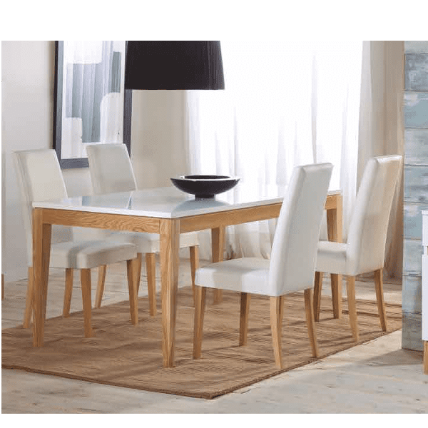 Mesa comedor cuadrada 90x90 extensible Sidney 