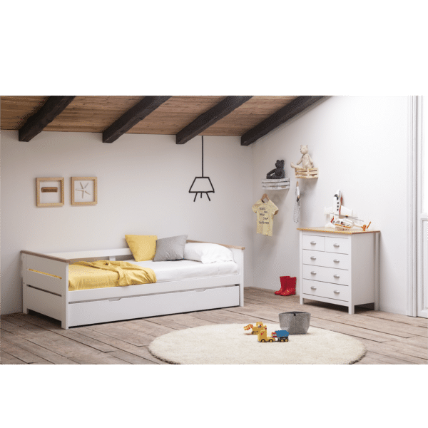 Dormitorio juvenil con cama nido Lola